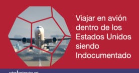 Un indocumentado puede viajar en avion dentro de los Estados Unidos